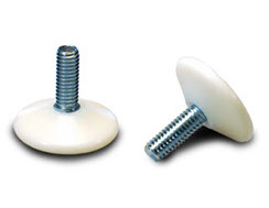 Adjustable Glides with Round Plastic Base