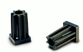 Plastic Caster Sockets for Mounting Caster to Furniture